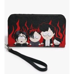 NWT South Park Goth Kids Tech Wallet Wristlet Michael Henrietta Firkle Pete